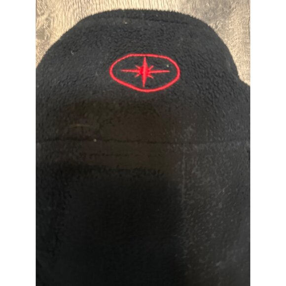 Polaris Mens Black Fleece Jacket L 100% Polyester With Zippered Pockets & Logo E - Picture 12 of 13
